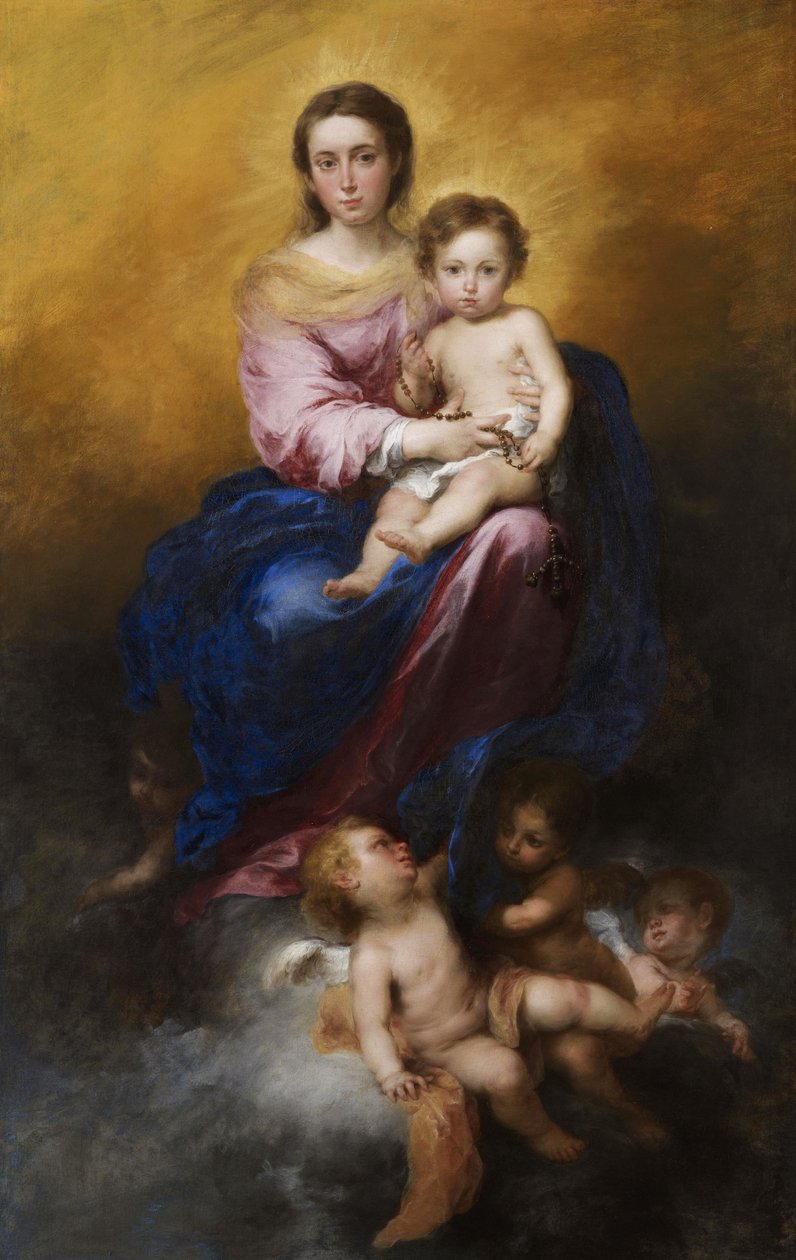 Rukousnauhan Madonna tekijältä Bartolomé Esteban Murillo