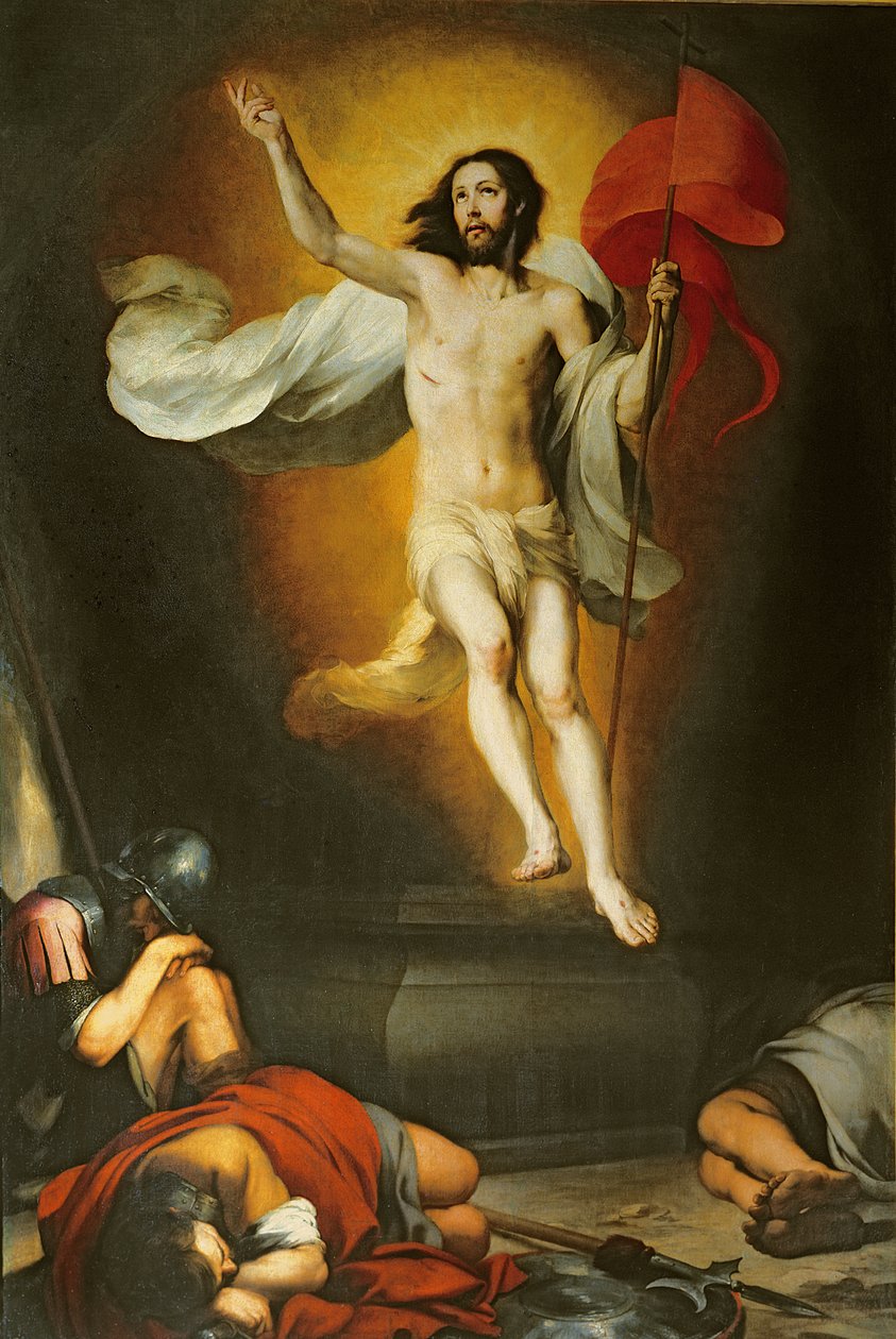 Kristuksen ylösnousemus, 1600-luku tekijältä Bartolomé Esteban Murillo