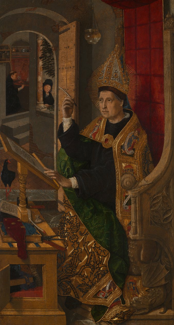Pyhä Augustinus, 147785. tekijältä Bartolomé Bermejo