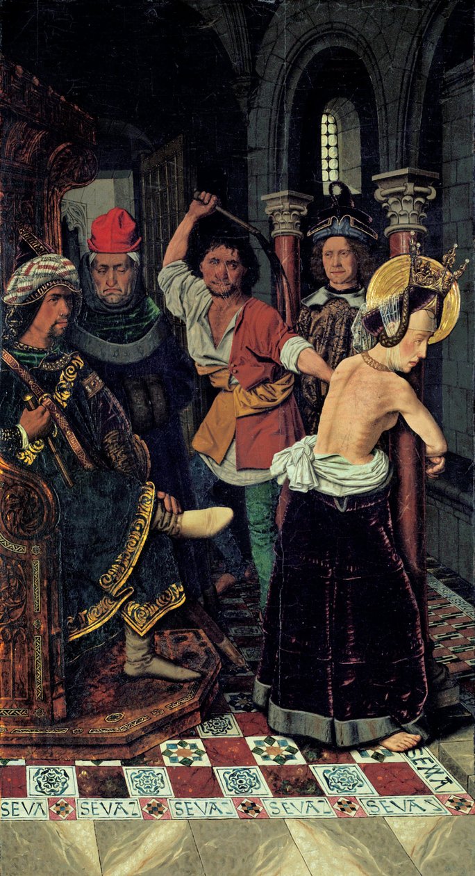 Saint Engratian liputus, noin 1475 tekijältä Bartolomé Bermejo