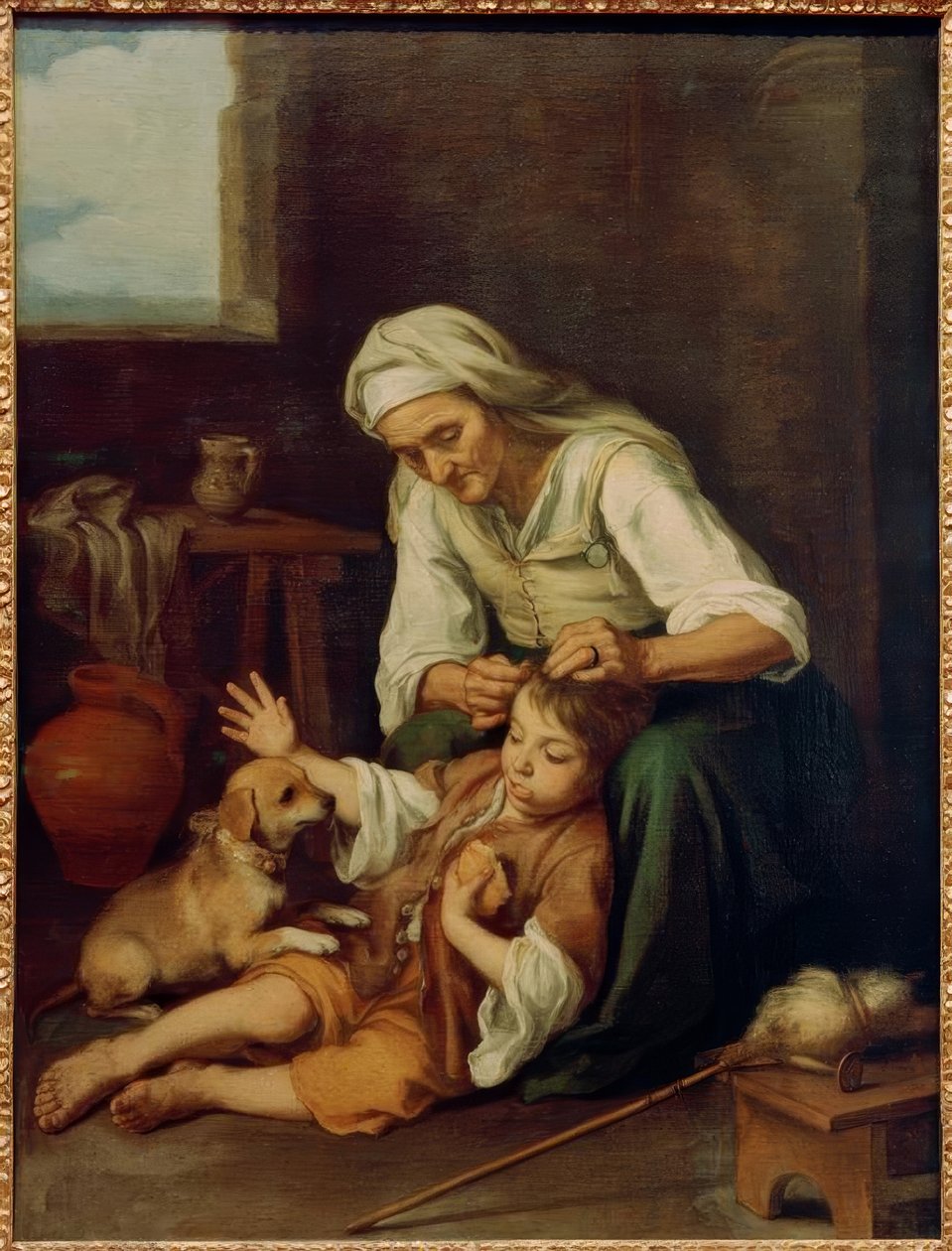 Häusliche WC tekijältä Bartolomé Esteban Murillo