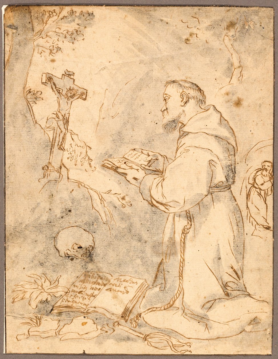 Pyhä Franciscus rukoilee tekijältä Bartolomé Esteban Murillo