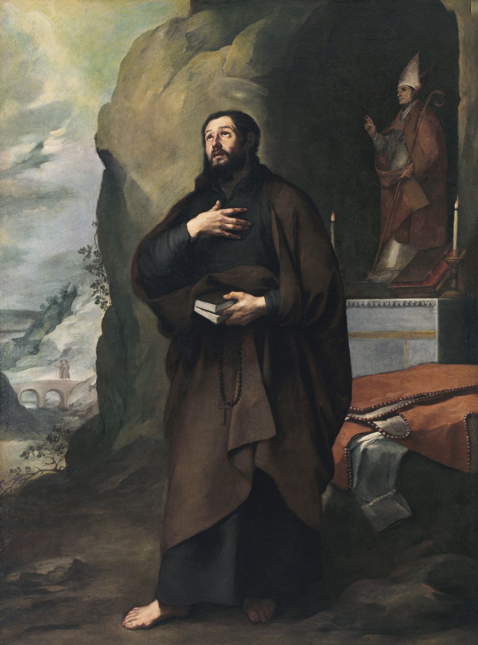 Pyhä Lesmes tekijältä Bartolomé Esteban Murillo