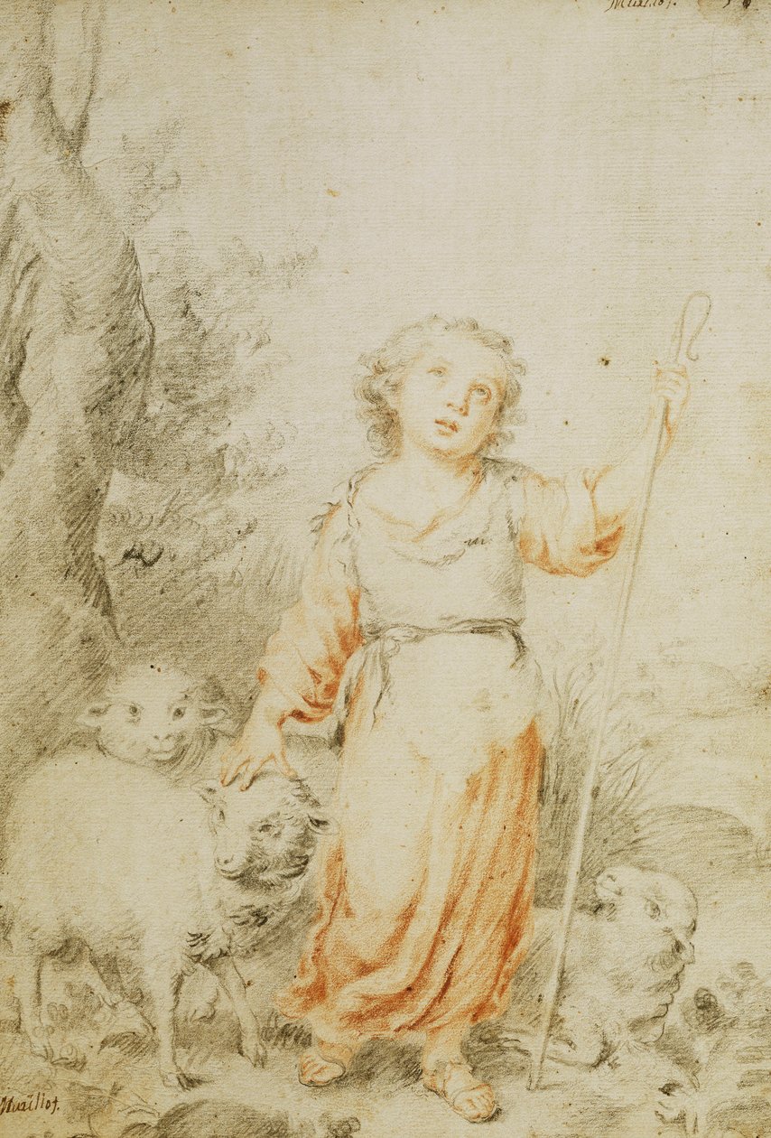 Hyvä paimen, tekijältä Bartolomé Esteban Murillo