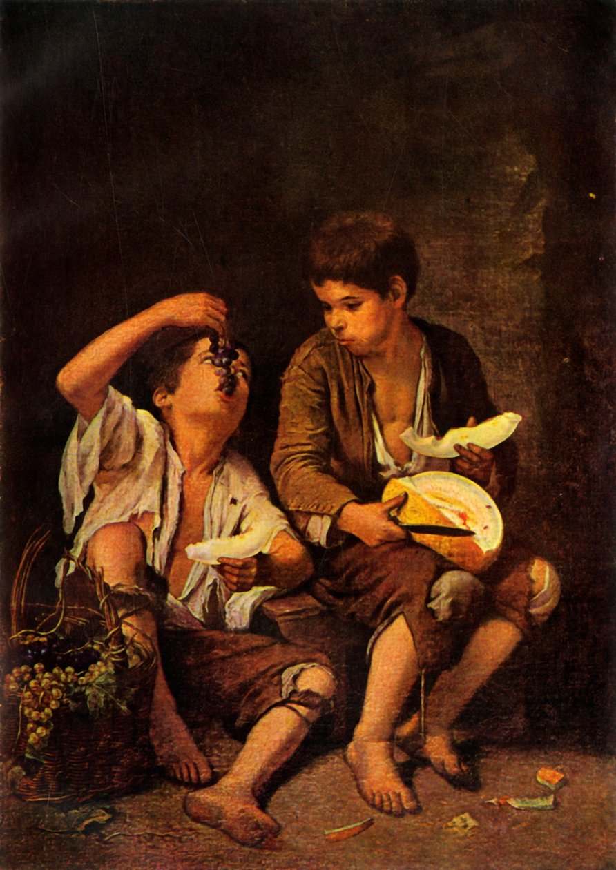 Melon Eaters, c1650, 1946. tekijältä Bartolomé Esteban Murillo