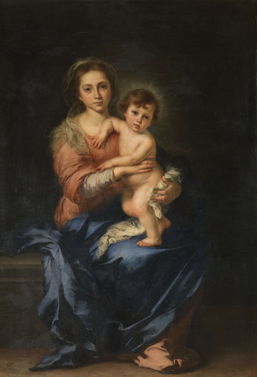 Neitsyt ja lapsi, 1650. tekijältä Bartolomé Esteban Murillo
