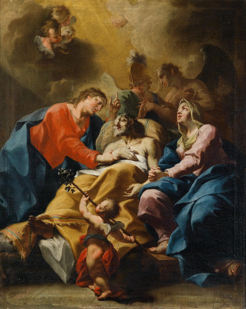 Der Tod des heiligen Joseph tekijältä Bartolomeo Altomonte