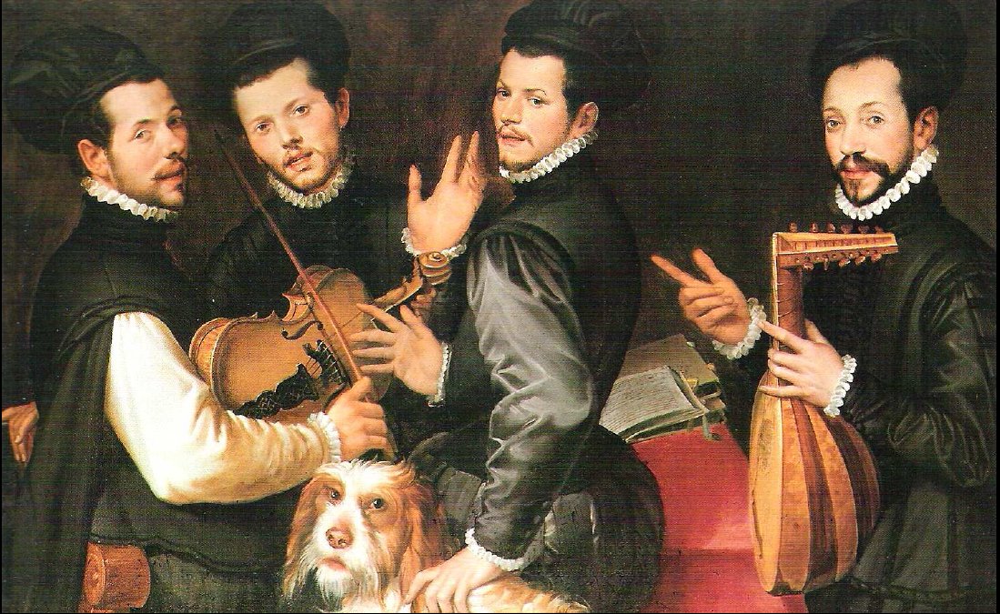 Muotokuva neljästä Monaldini -veljestä tekijältä Bartolomeo Passarotti