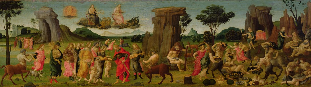 Thetisin ja Peleuksen avioliitto tekijältä Bartolomeo di Giovanni