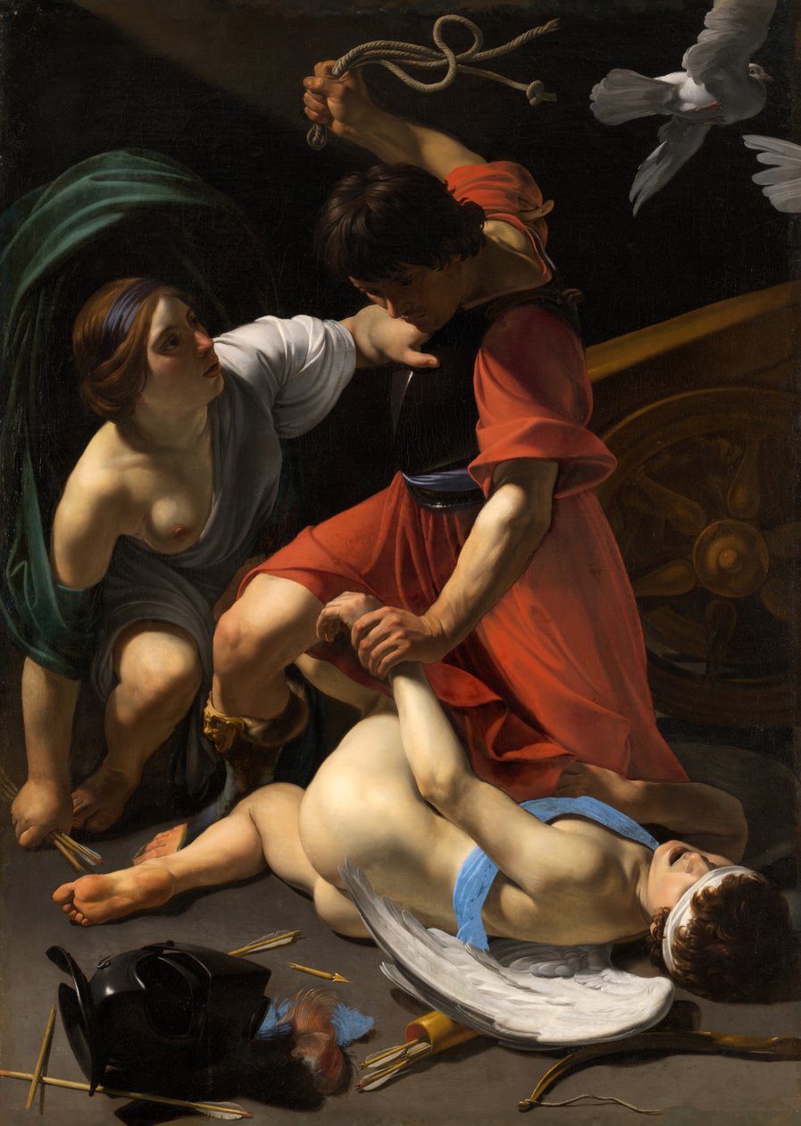 Amor kuritettu, 1613. tekijältä Bartolomeo Manfredi