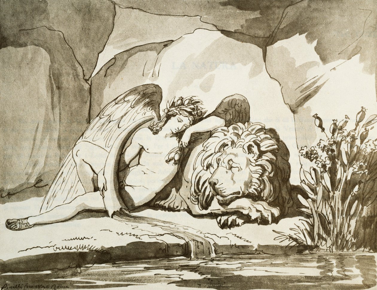 Hypnos (The Sleep) tekijältä Bartolomeo Pinelli