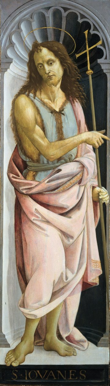 Pyhä Johannes Kastaja tekijältä Bartolomeo di Giovanni