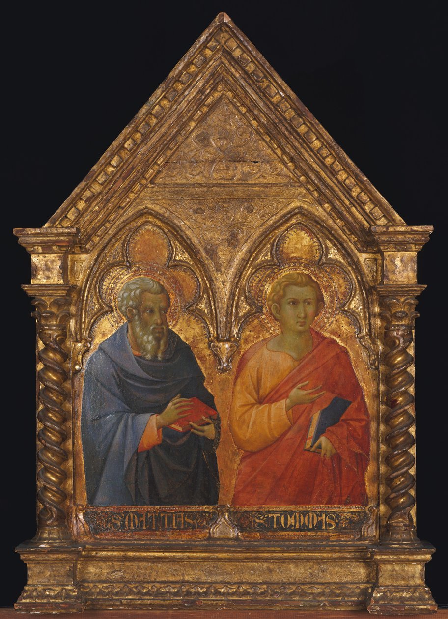 Pyhät Mattias ja Tuomas, n. 1350. tekijältä Bartolommeo Bulgarini