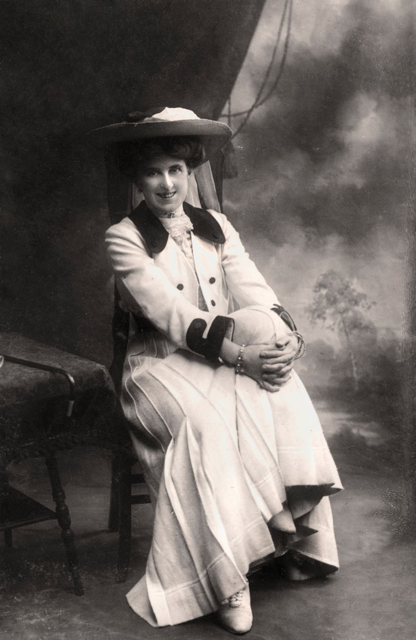 Decima Moore 1871-1964, englantilainen näyttelijä, 1907. tekijältä Bassano Studio
