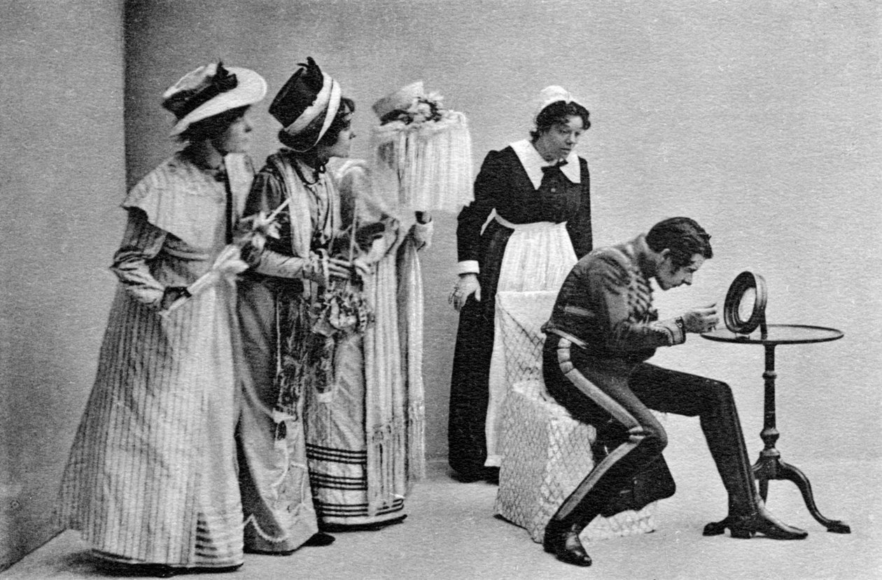 Kohtaus Quality Streetiltä, 1902. tekijältä Bassano Studio