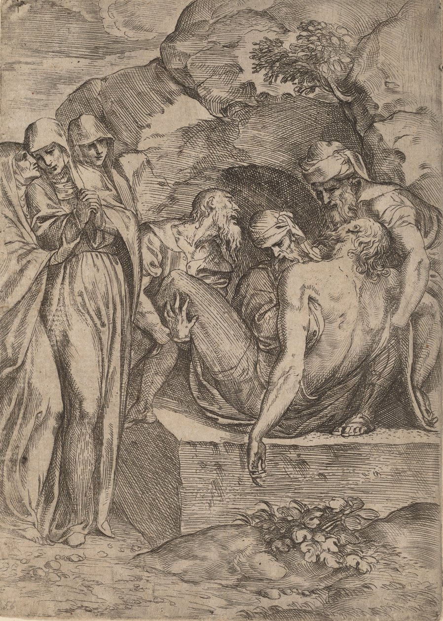 Hautaus, 1515-1573. tekijältä Battista del Moro