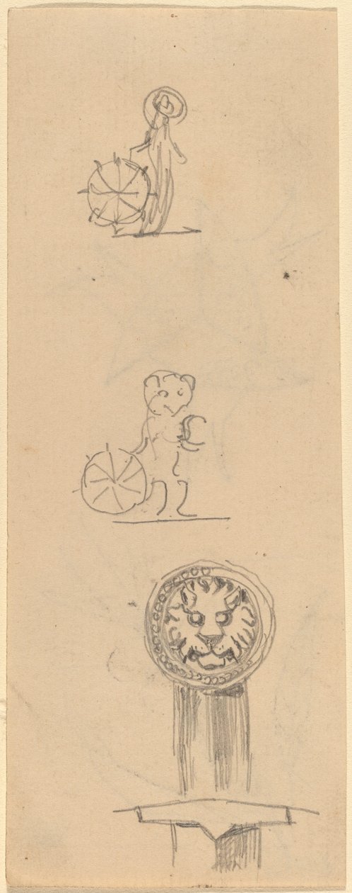 Piirrosarkki [recto] tekijältä Beatrice Godwin Whistler