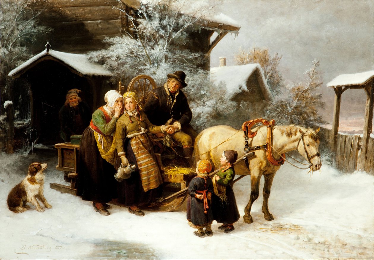 Poistuminen kotoa Dalecarlian Scene tekijältä Bengt Nordenberg