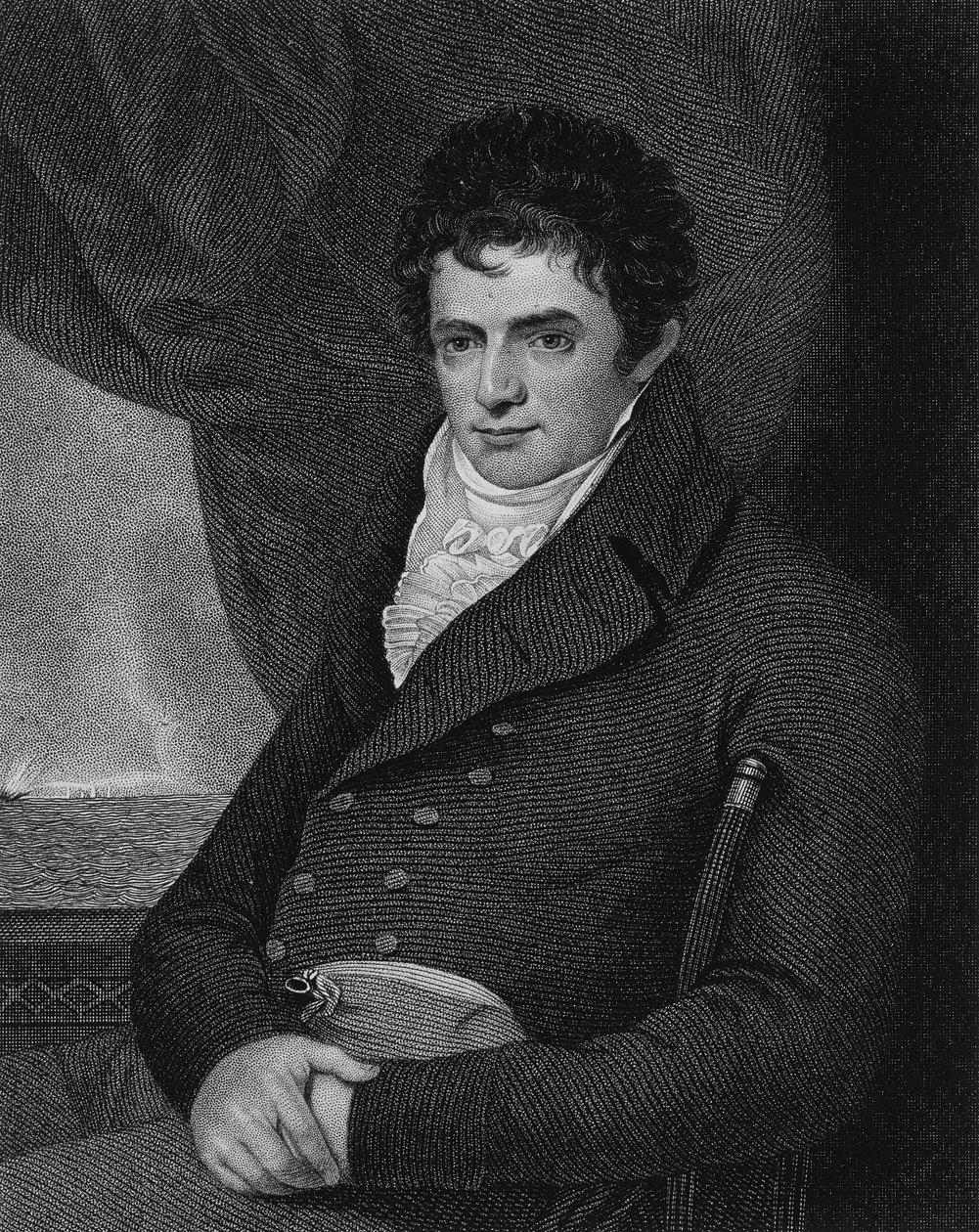 Robert Fulton (1765-1815), kaivertaja George Parker (1834-1868). tekijältä Benjamin West