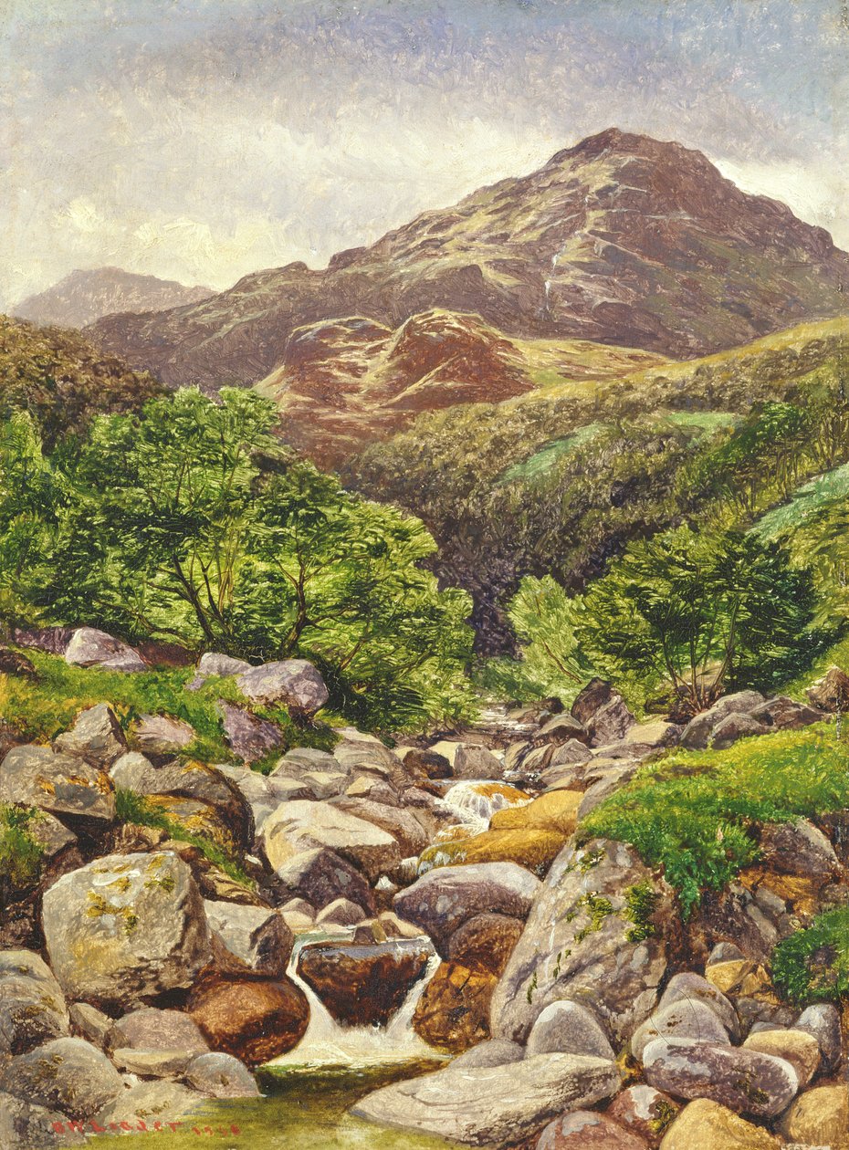 Ben Vorlich, 1858 tekijältä Benjamin Williams Leader