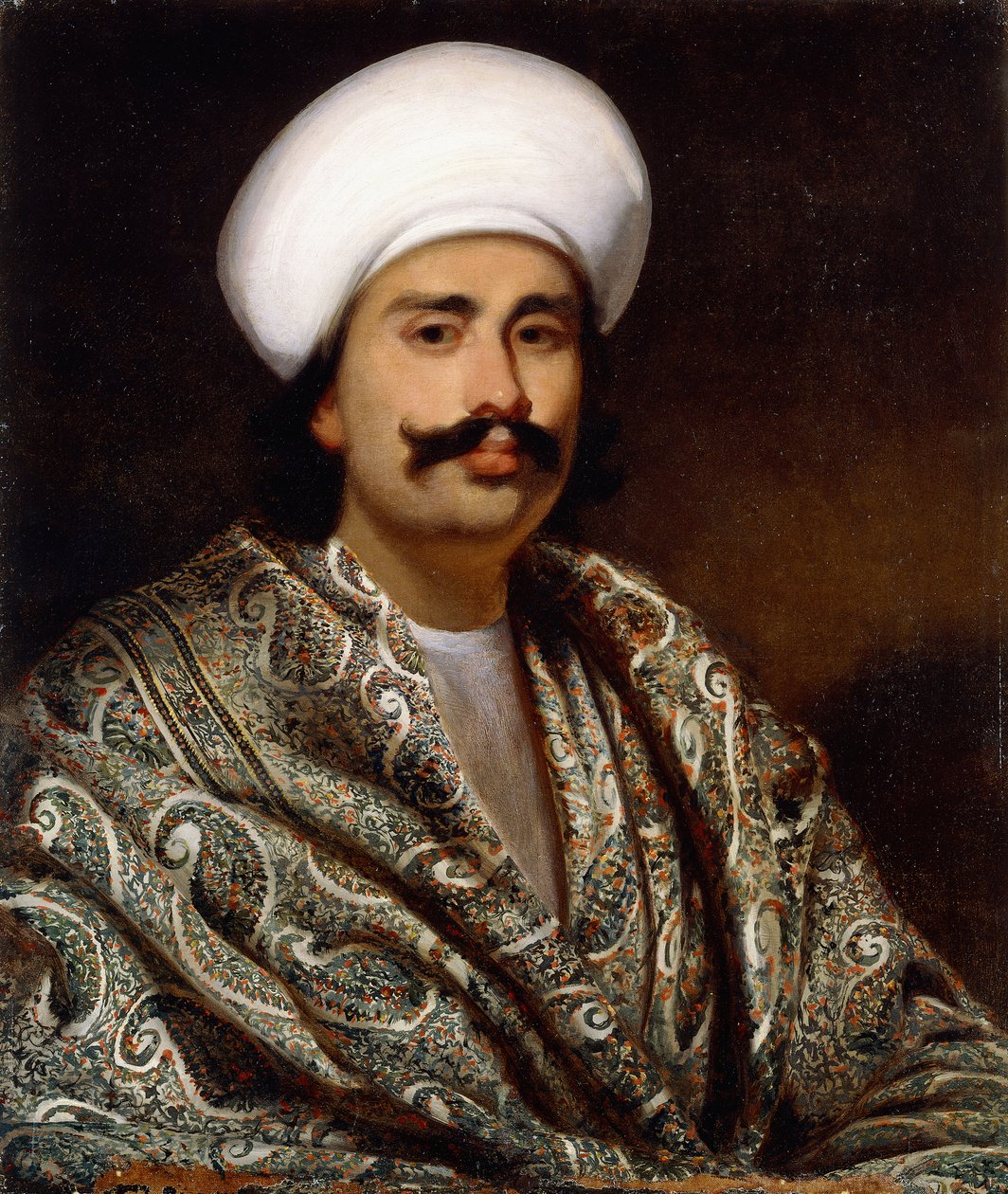 Nawabin muotokuva, c. 1856-62 tekijältä Benjamin Hudson