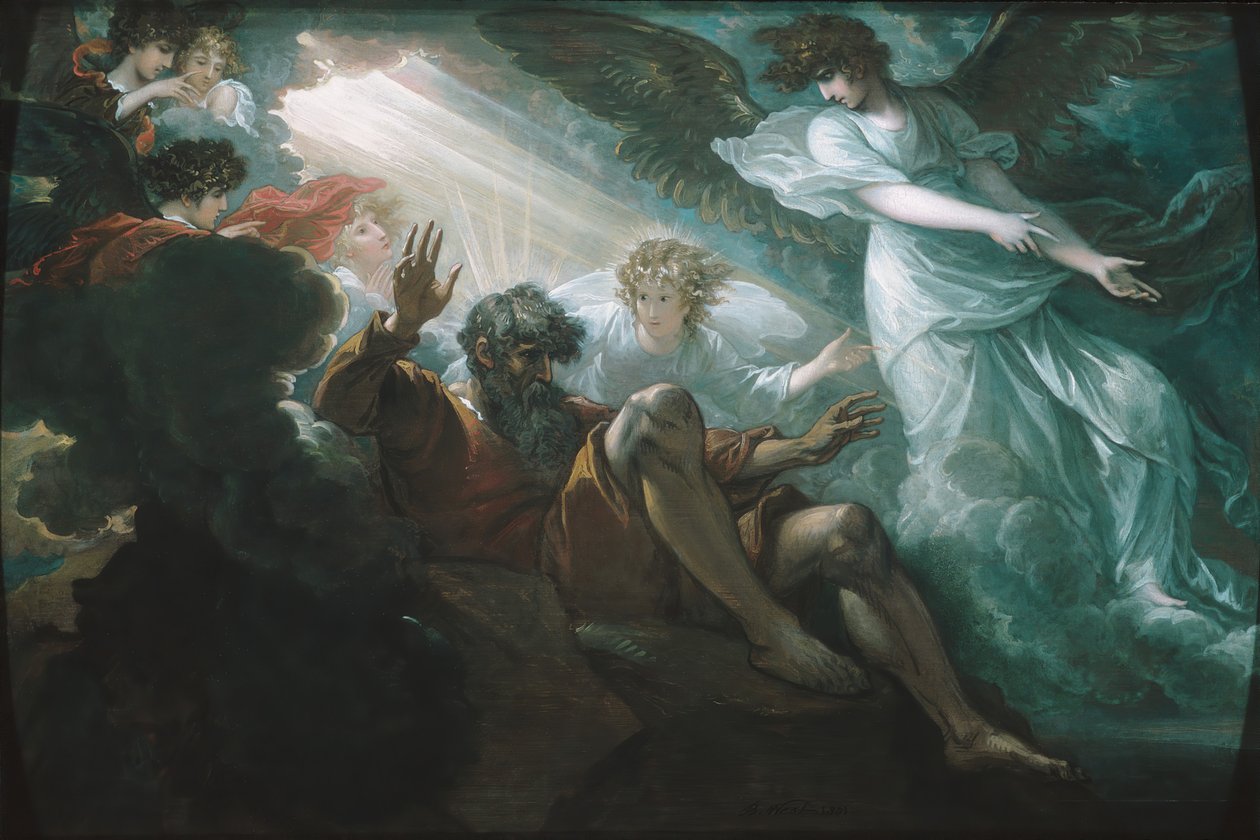 Mooses näytti luvatun maan, 1801. tekijältä Benjamin West