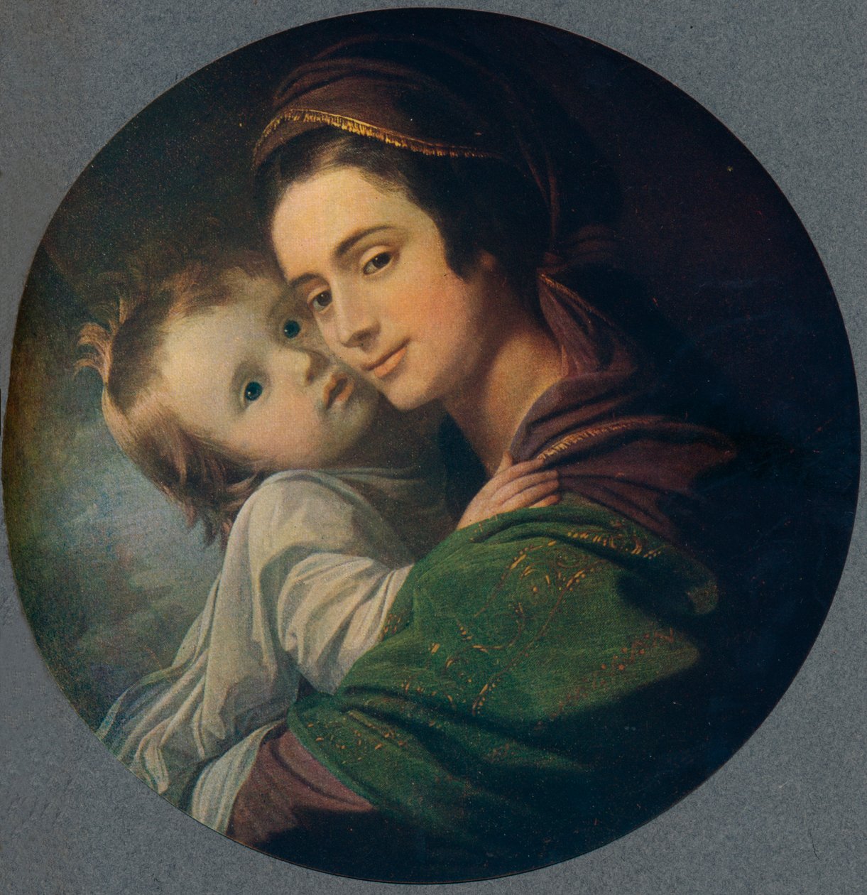 Rouva West ja lapsi, 1770, 1909 tekijältä Benjamin West