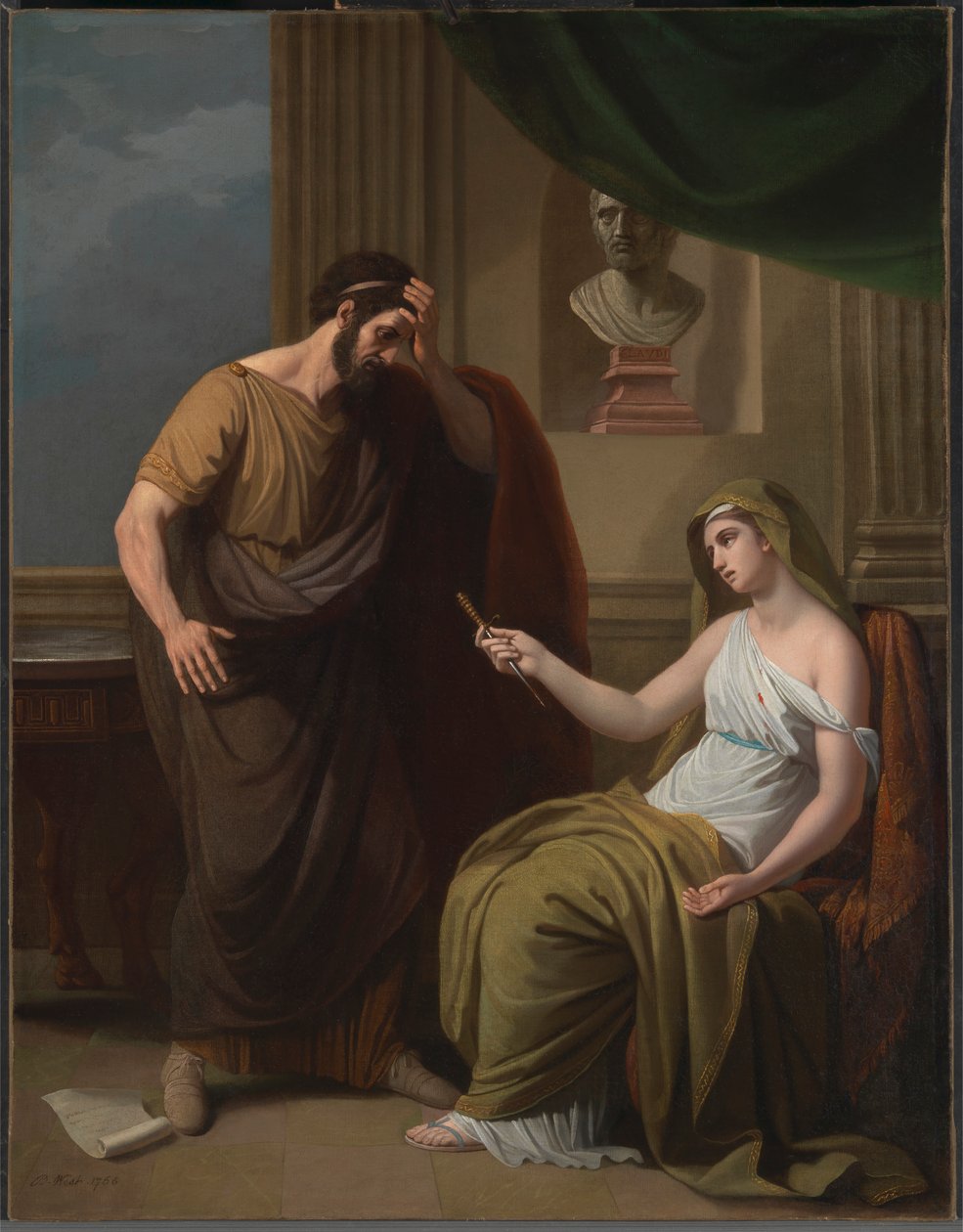 Paetus ja Arria tekijältä Benjamin West