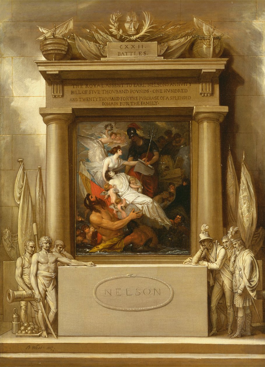 Nelsonin apoteoosi tekijältä Benjamin West