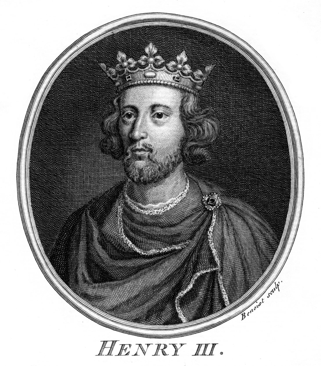 Henrik III, Englannin kuningas. tekijältä Benoist