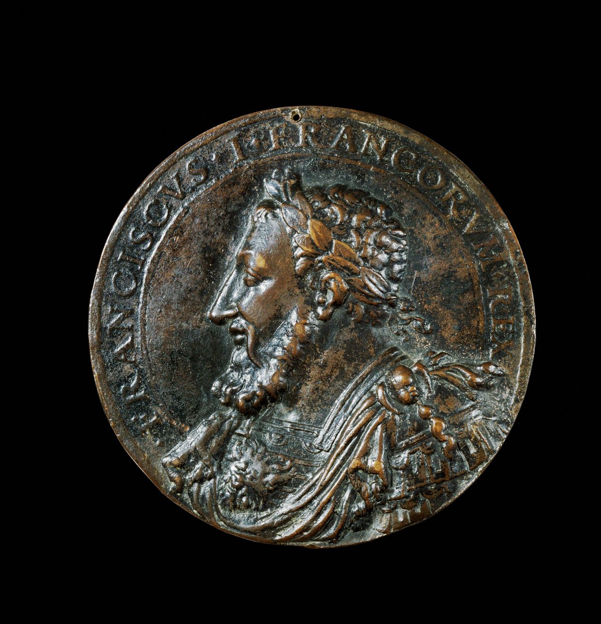 Ranskan kuningas Francois I ... tekijältä Benvenuto Cellini