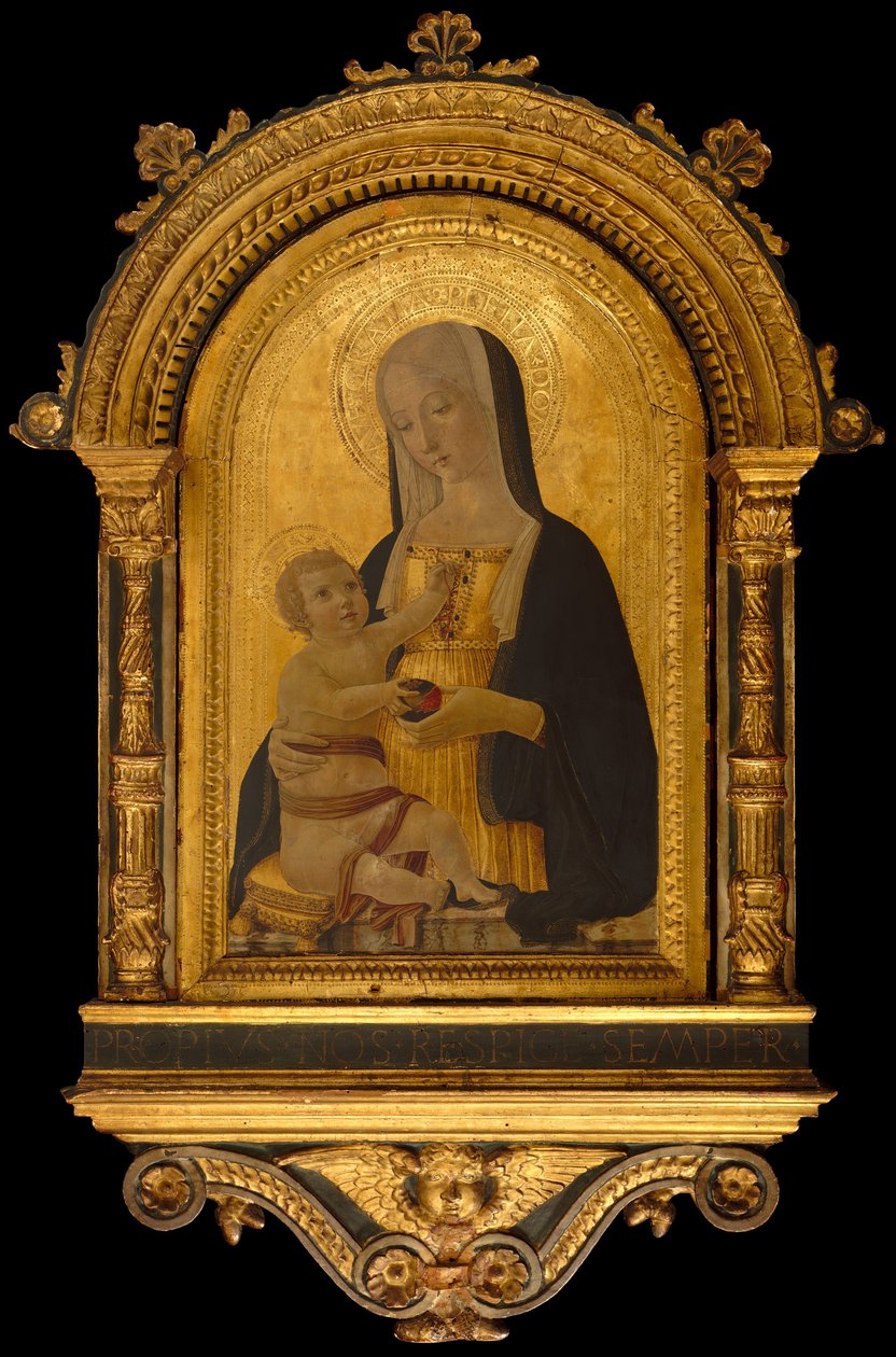 Madonna ja lapsi, n. 1470. tekijältä Benvenuto di Giovanni