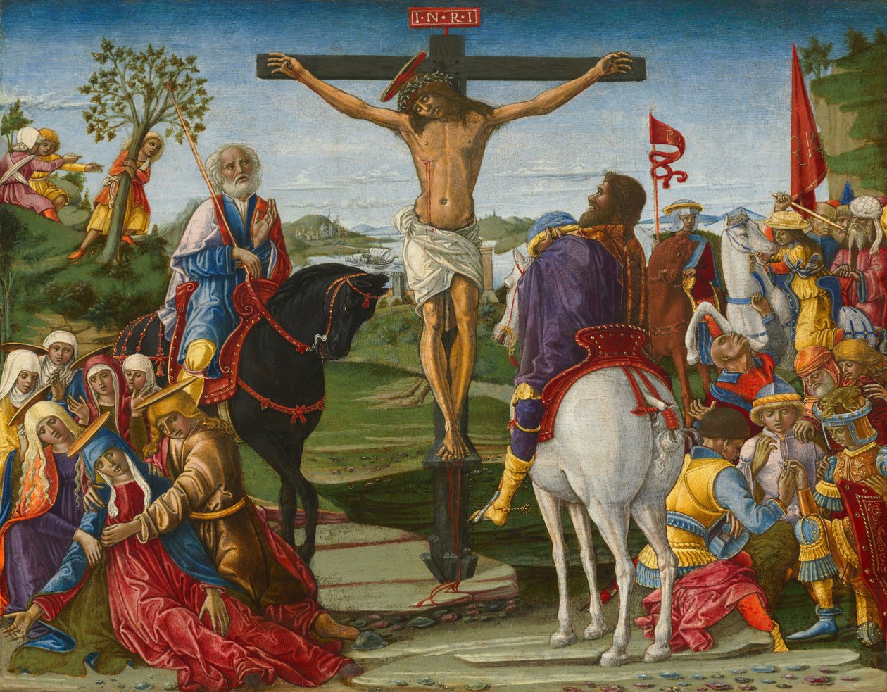 Ristiinnaulitseminen, luultavasti 1491. tekijältä Benvenuto di Giovanni