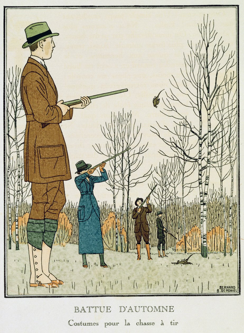 An Autumn Shoot, n. 1912-1913 (litho) tekijältä Bernard Boutet de Monvel