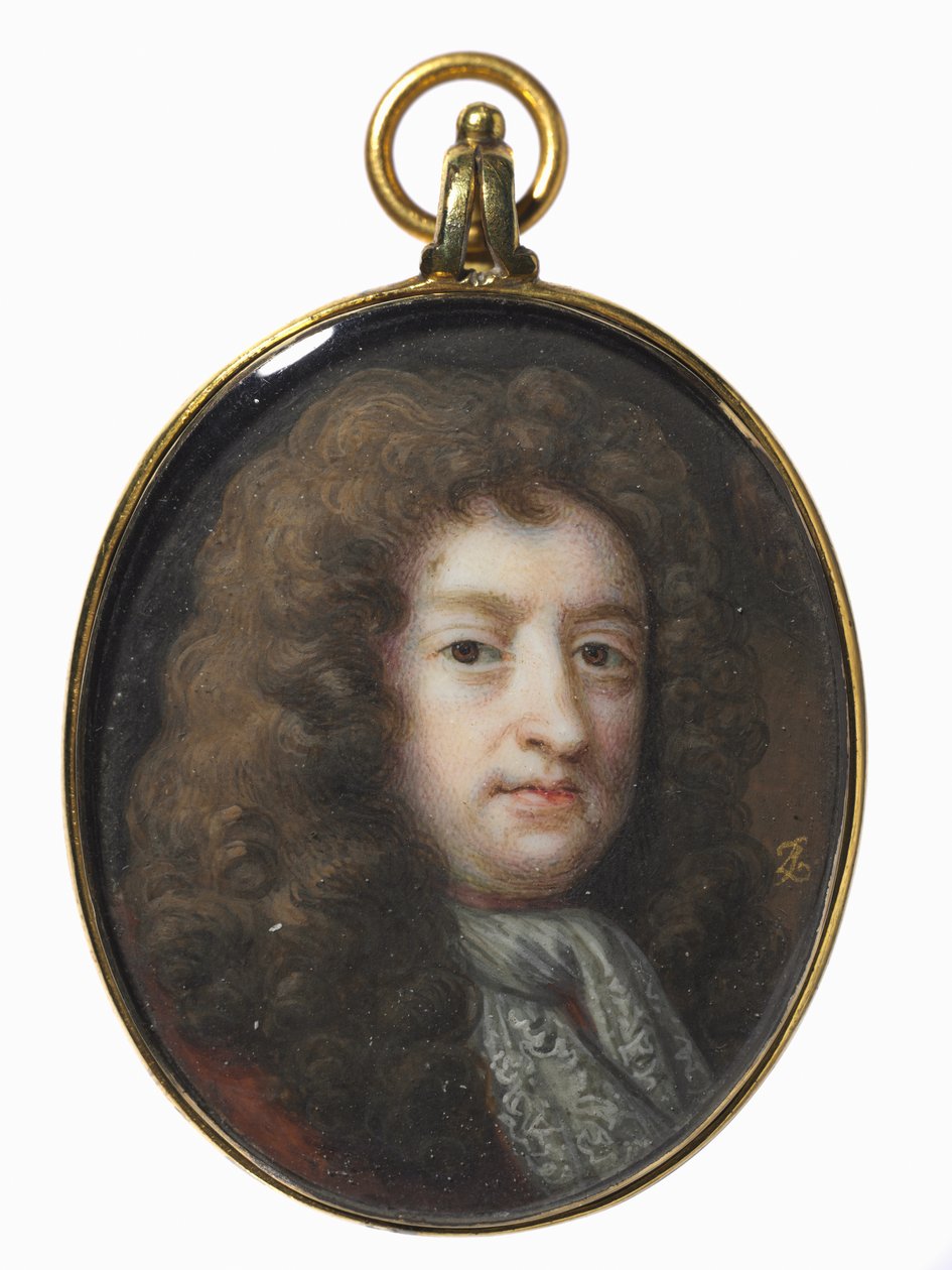 Samuel Butlerin muotokuva, n. 1715-20. tekijältä Bernard Lens