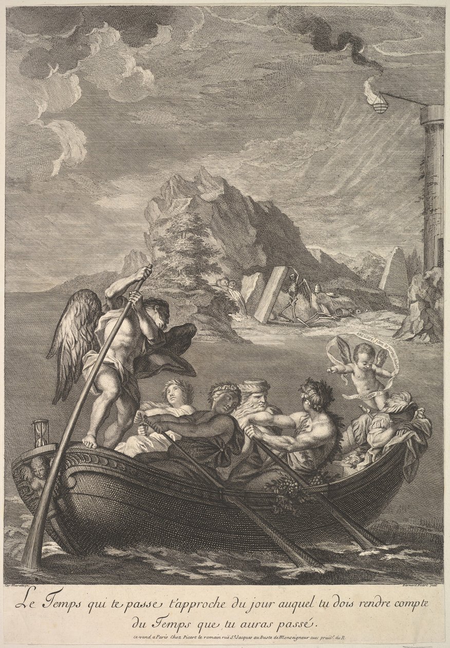 Ajan allegoria, 1690-1733. tekijältä Bernard Picart