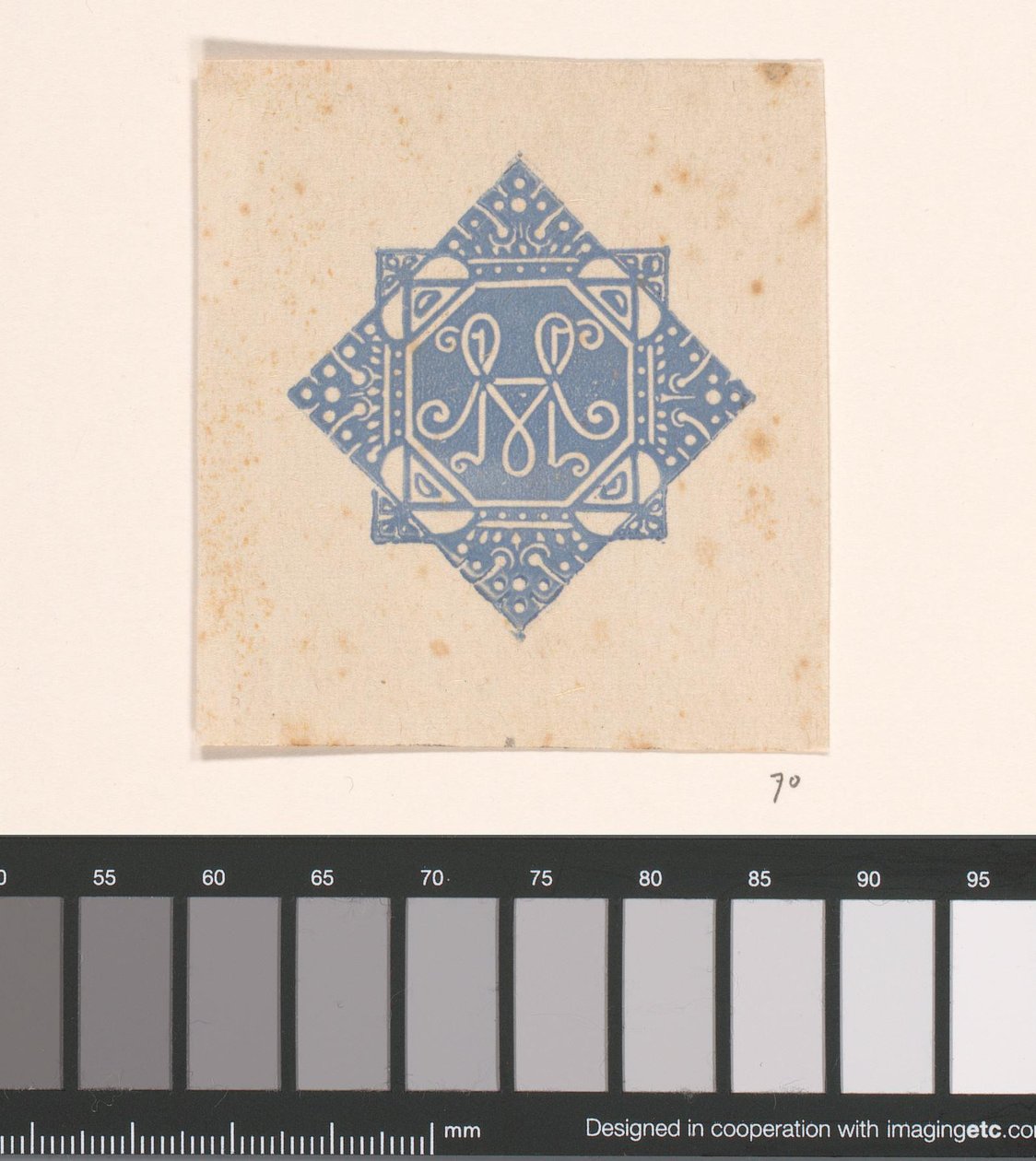 Monogrammi MvH tekijältä Bernard Willem Wierink