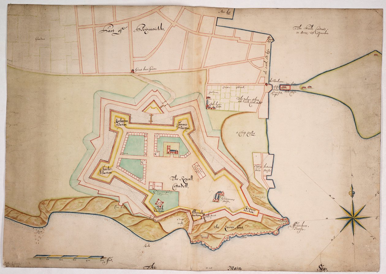 Plymouth Citadel tekijältä Bernard de Gomme