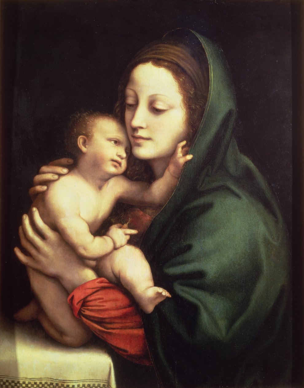 Madonna ja lapsi, n. 1510 (paneeli) tekijältä Bernardino Luini