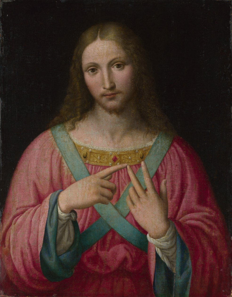 Kristus, vuoden 1530 jälkeen. tekijältä Bernardino Luini after .