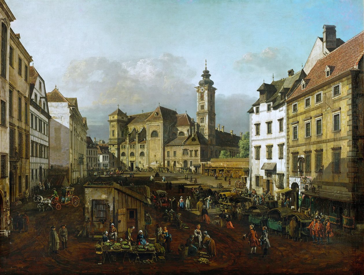 Freyung Wienissä: Ansicht von Südosten tekijältä Bernardo Bellotto