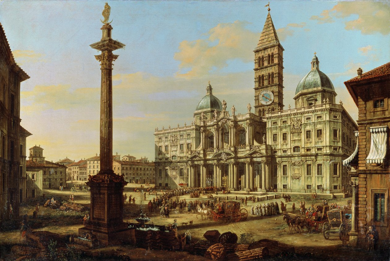 Santa Maria Maggiore, Rooma, 1739 tekijältä Bernardo Bellotto