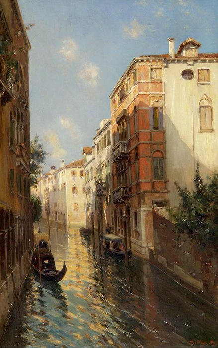 Wasserstrasse Venedignissa tekijältä Bernardo Hay