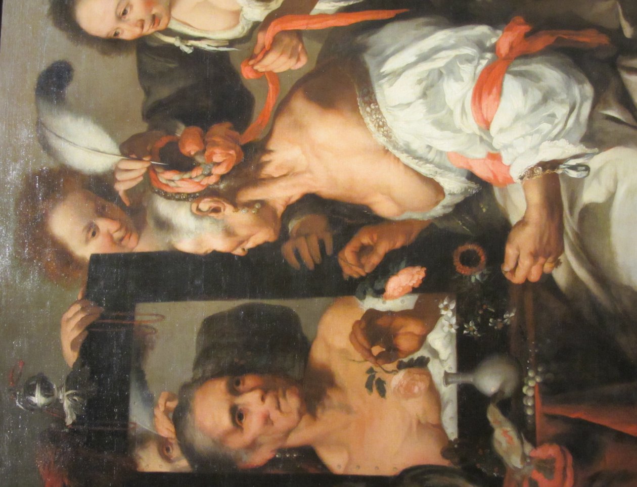 Allegoria della caducità (Coquette Vecchio) tekijältä Bernardo Strozzi