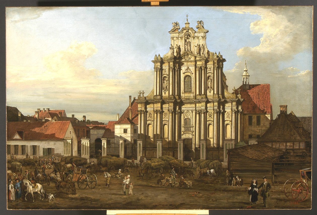 Visitandiinien kirkko, Varsova, Puola tekijältä Bernardo Bellotto