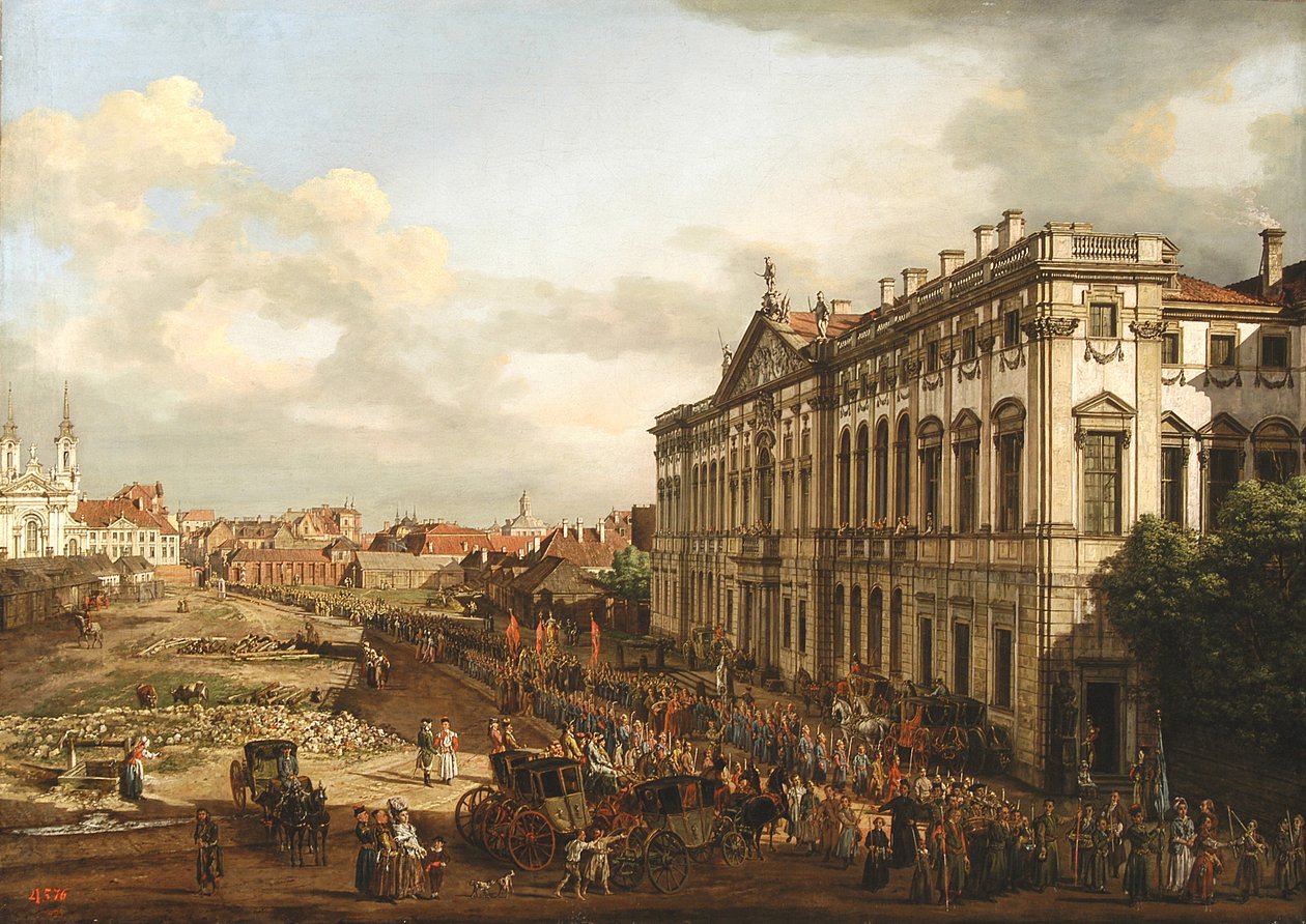Commonwealth Palace (Krasiski Palace) tekijältä Bernardo Bellotto