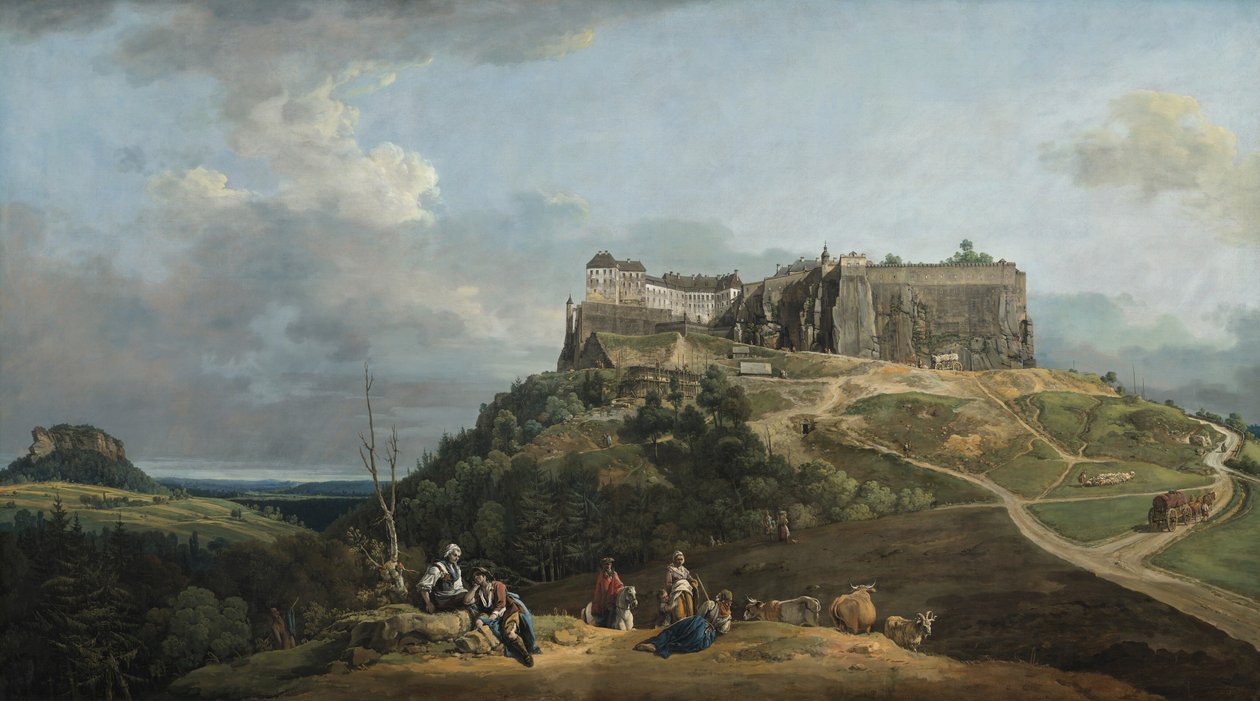 Königsteinin linnoitus tekijältä Bernardo Bellotto
