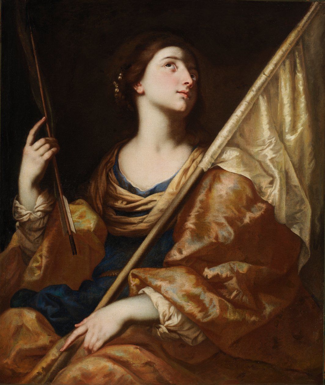Pyhä Ursula, n. 1650. tekijältä Bernardo Cavallino