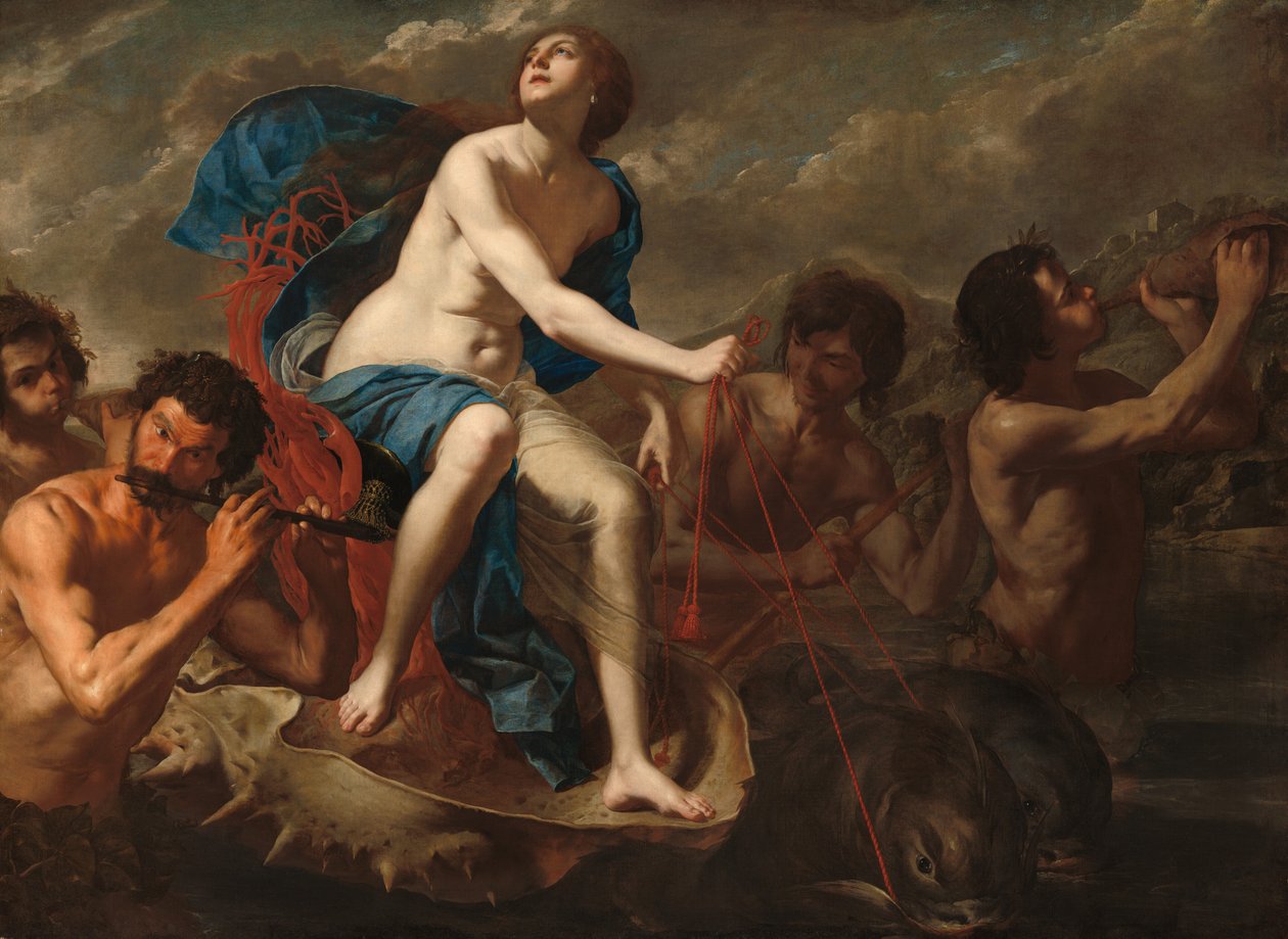 Galatean voitto, n. 1650. tekijältä Bernardo Cavallino