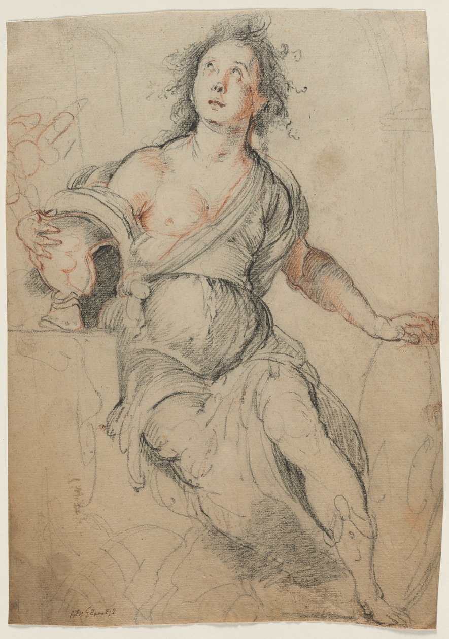 Allegorinen hahmo tekijältä Bernardo Strozzi